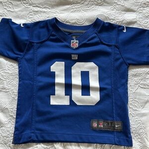 Nike Kids Blue and White Jersey